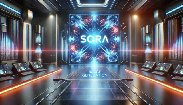 OpenAIがテキストからビデオを作成するツール「sora」を発表したという記事のトップ画像です