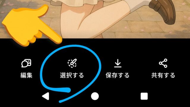 同じキャラ生成での細部の編集画面。