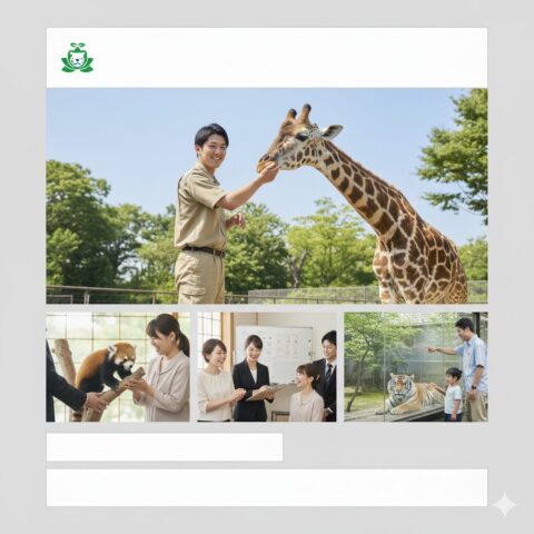 Geminiで生成した動物園の求人広告